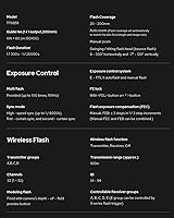 Vista 6 de Godox TT685II-S TTL HSS 1/8000s GN60 2.4G Wireless Master Slave Off Flash Speedlight Speedlight Compatible para cámaras Sony con difusor