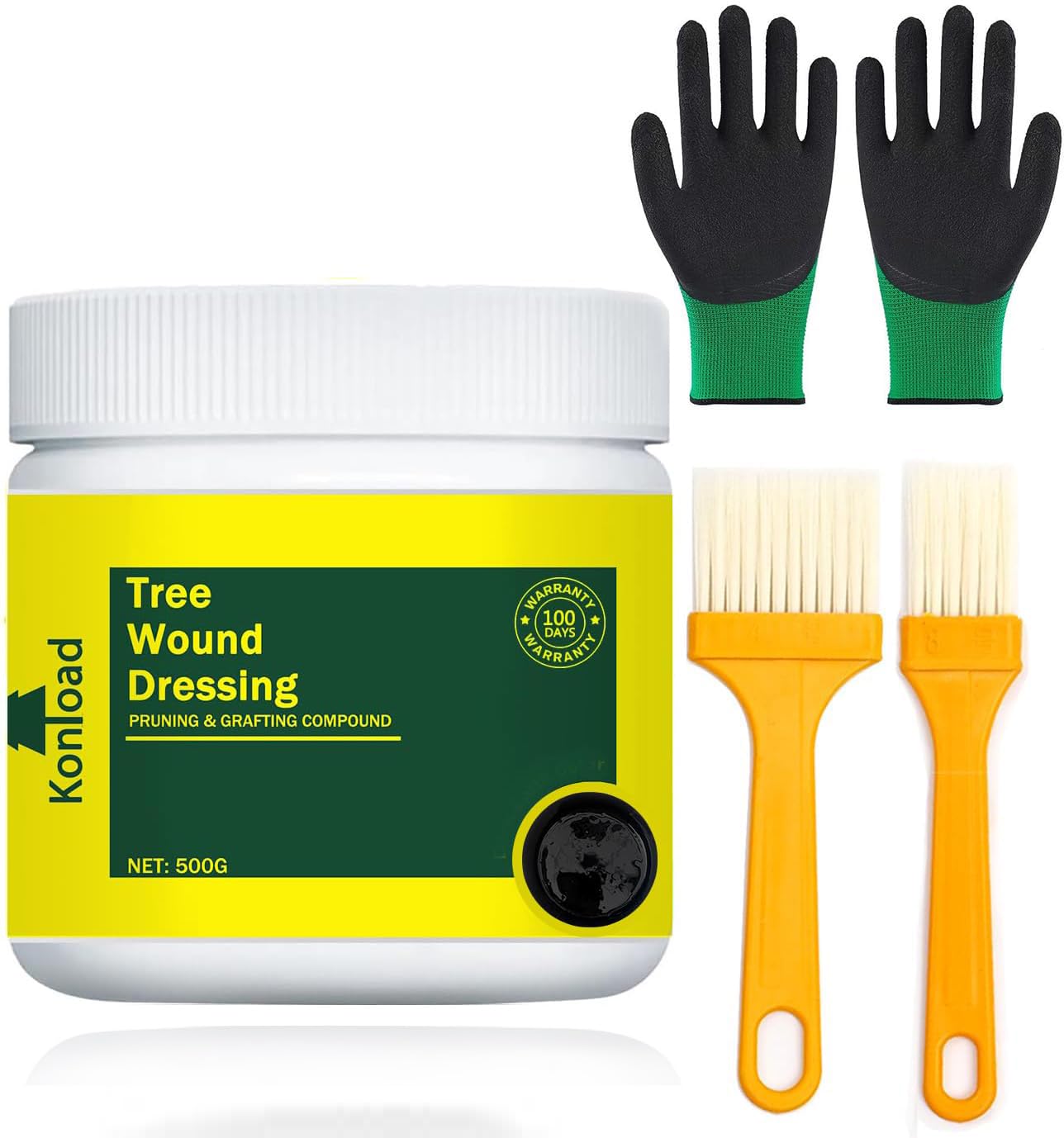 Tree Pruning Sealer with Brushes/Gloves, 500G Tree Wound Dressing Ready-to-Use Tree Protective Seal for Trees, Shrubs, Roses - Amazon.com Tree Pruning Sealer with Brushes/Gloves, 500G Tree Wound Dressing Ready-to-Use Tree Protective Seal for Trees, Shrubs, Roses - Amazon.com