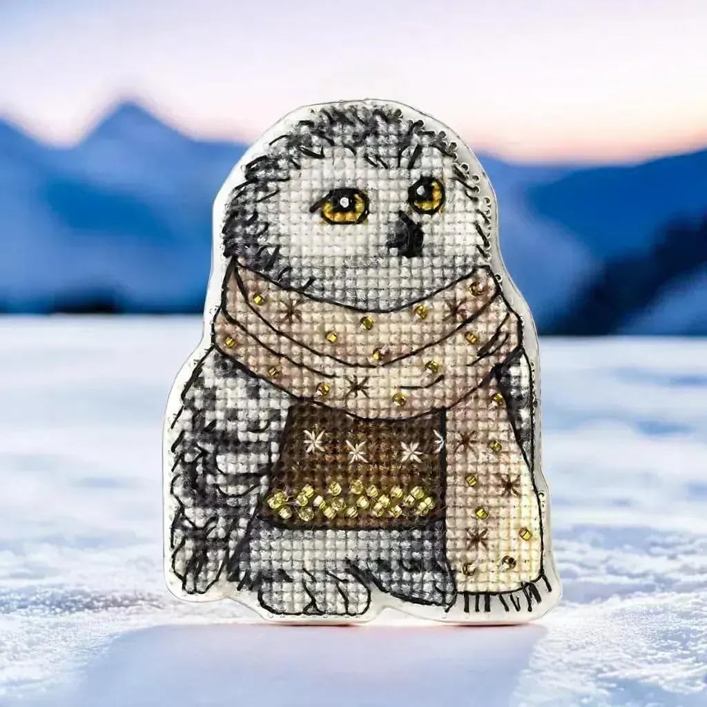 Wizardi Cross-Stitch kit on a Plastic Base FLX-015 Wonderland Crafts