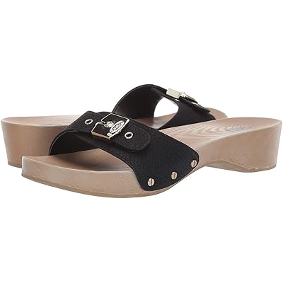 Dr. Scholls Classic black snake print