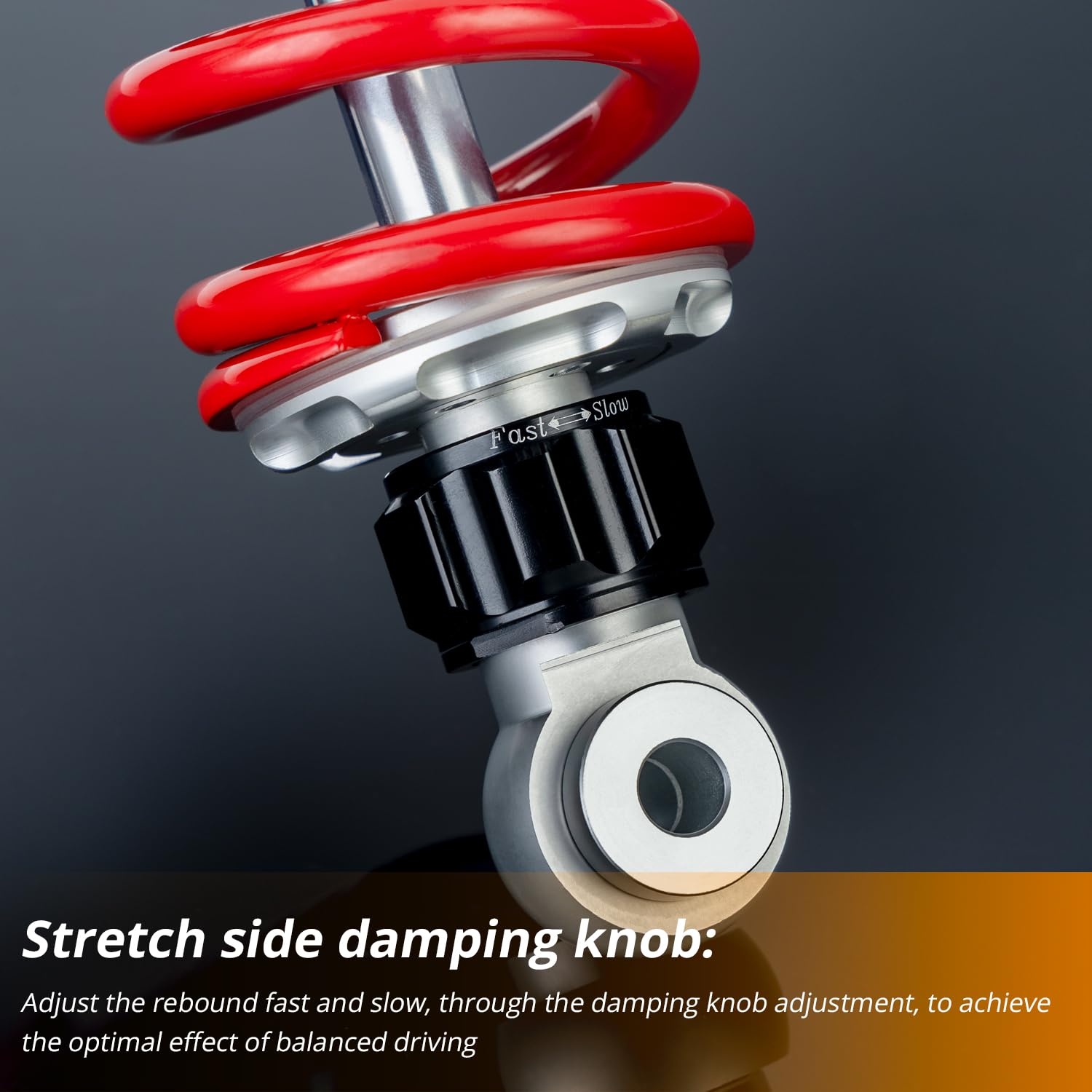 410mm Air Shocks Absorbers Universal For Yamaha Raptor 660R YFM700R YFZ450 For Banshee Front Shocks For Yamaha Banshee Shock Front YFM350 for Honda Suzuki Kawasaki ATV Go Kart Quad Dirt Sport