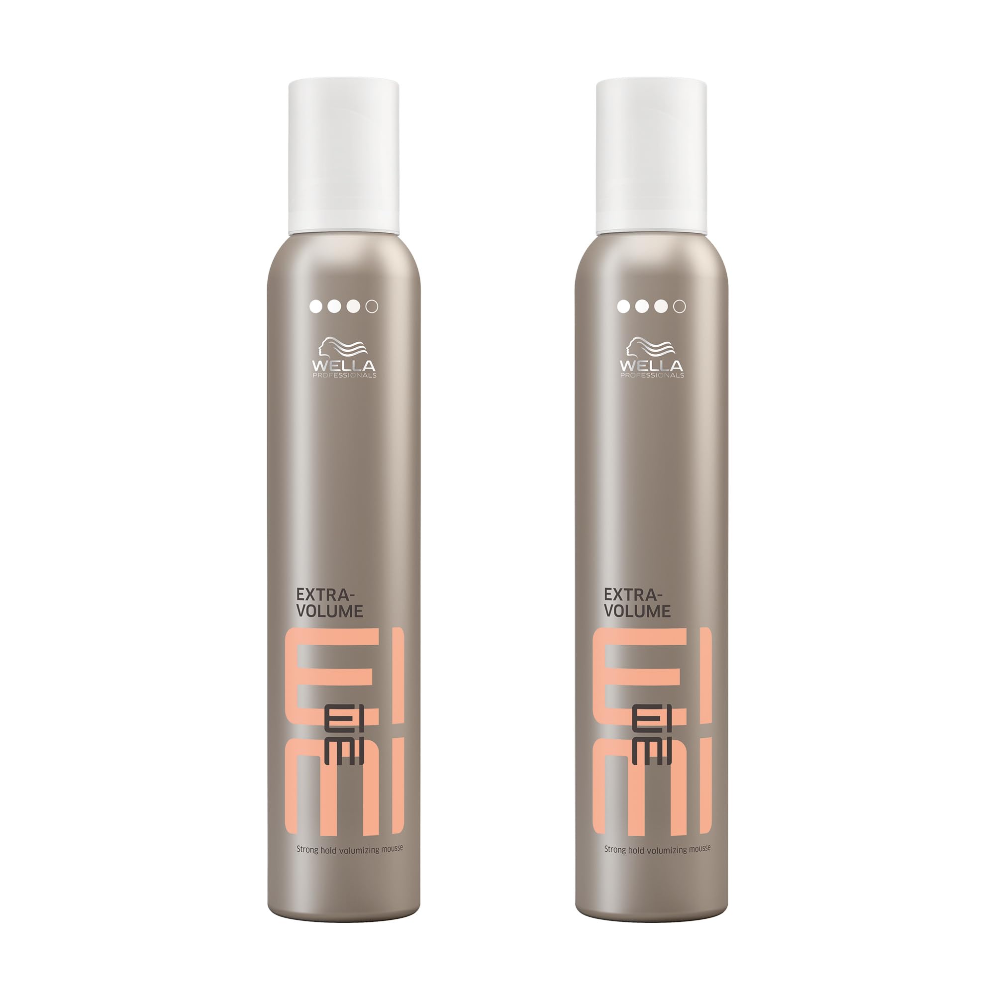 Wella EIMI Extra Volume Schaumfestiger – Haarschaum für extra Volumen – schützt vor Hitze und Austrocknung – starker Halt ohne zu Verkleben und Beschweren – 2er Pack (je 300 ml)
