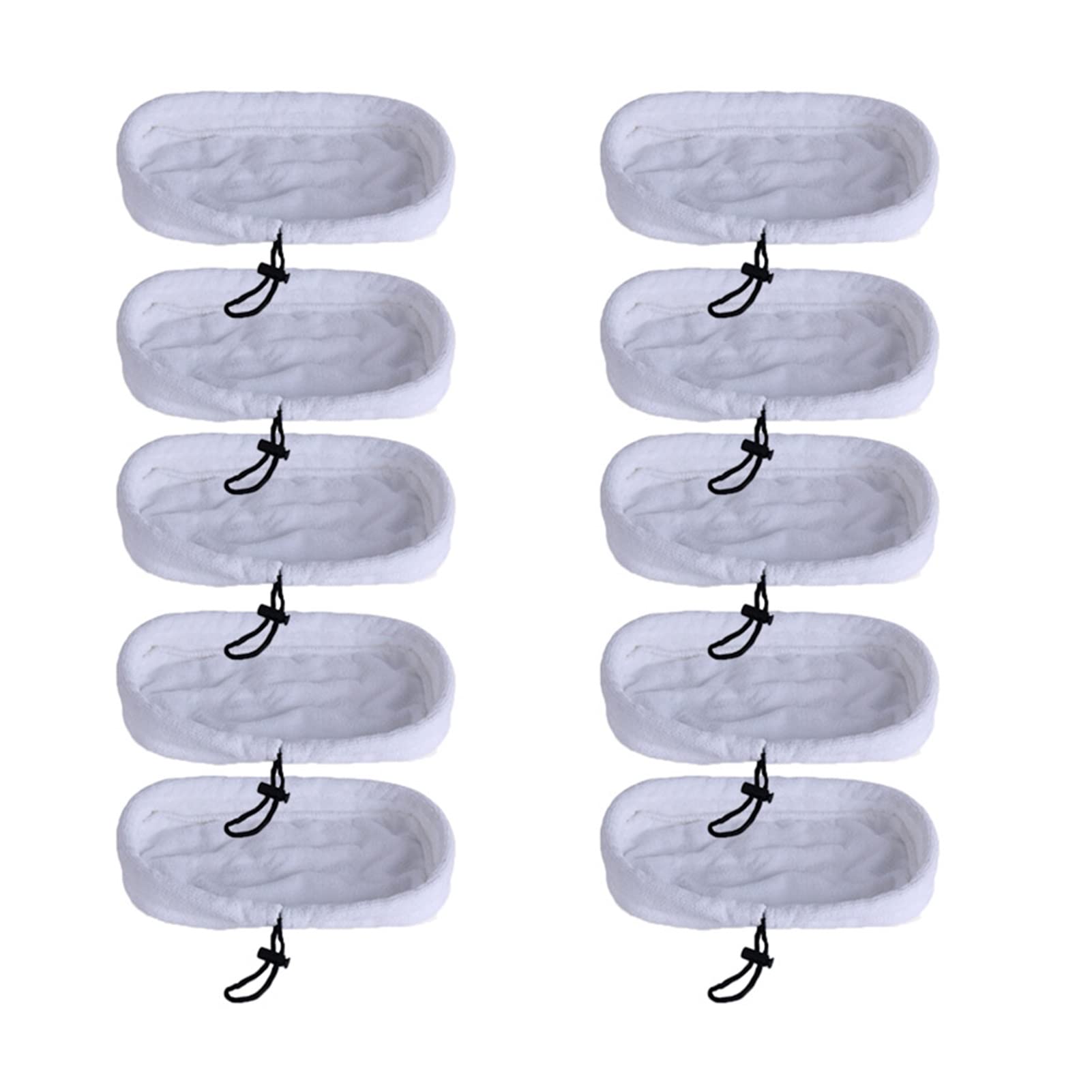 LANGshaw 1. 0pcs. Parti del pulitore a Vapore Compatibile for Bissell 9in1: 720020/720021 / 72050I / 2in1: 70495/720201 Series Microfiber Mop Pads Accessori Leisurely
