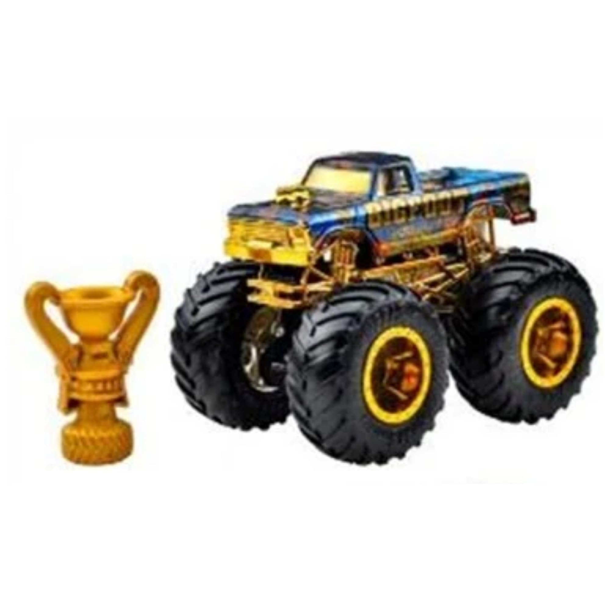 Hot Wheels Monster Trucks - (50th Anniversary Bigfoot JDV97), 2 cm (W) x 3 cm (L) x 1 cm (H) - Image 2