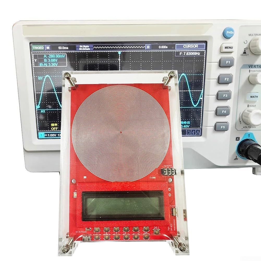Generador de frecuencia personalizado V2, para schumann Wave Resonance 7.83Hz Generador, 0.01-100000Hz Señal ajustable con caja acrílica