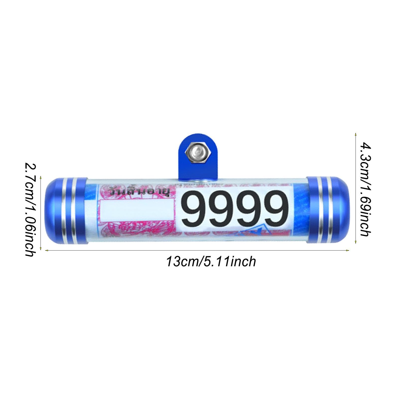 Vaguelly Dokumentenhalter Für Motorrad - Aluminium & Acryl Steuerzylinderhalter