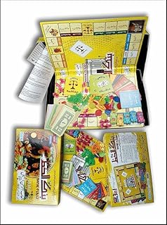 Bank El Haz Board Game, Family Real Estate Trading Game, 18 x 33 cm, Small
