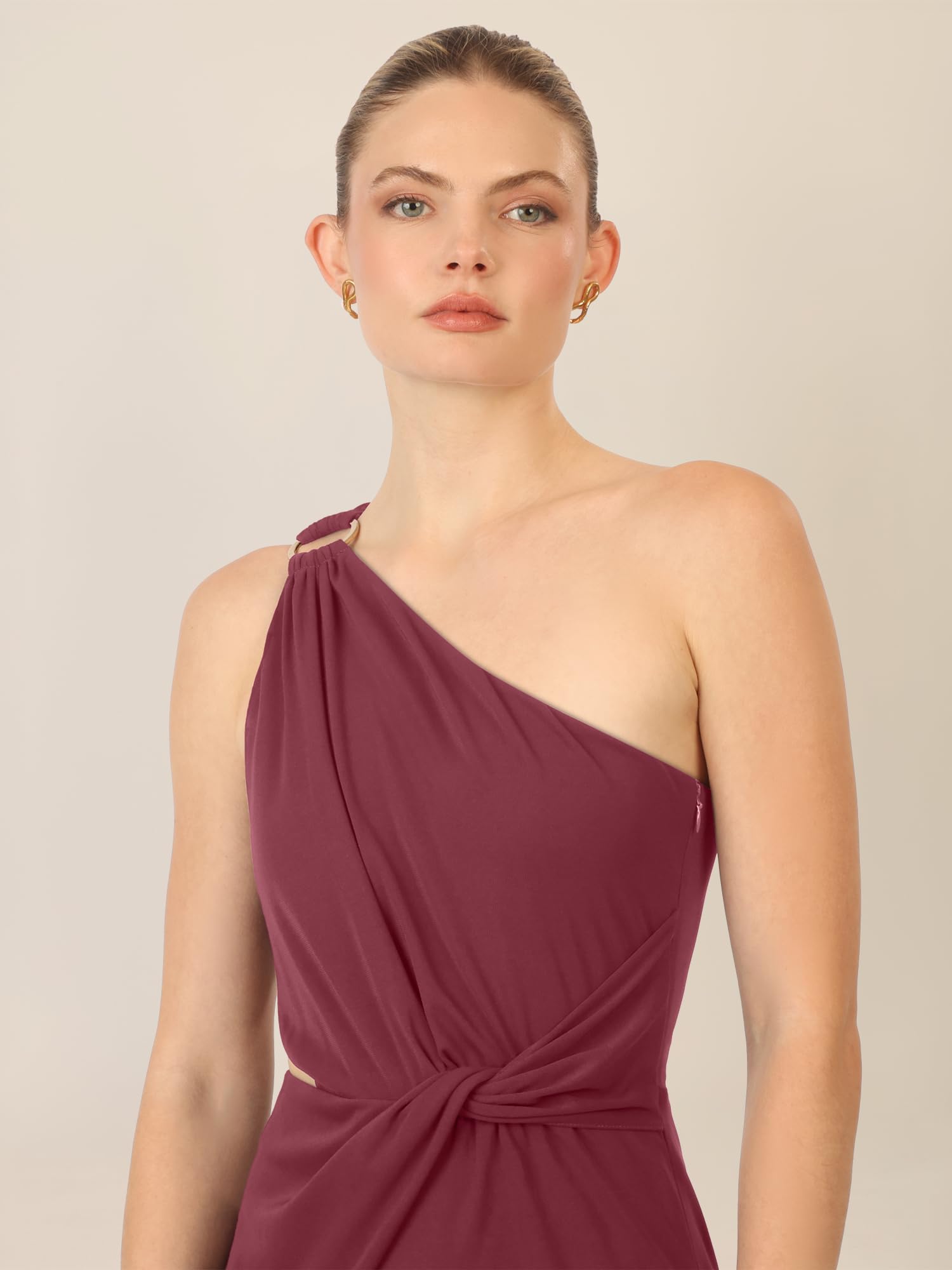 APART One-Shoulder Jerseyoverall mit Drapierung,