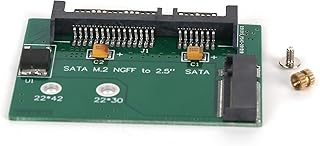 Vikye M.2 NGFF Adapter Card, M.2 NGFF SSD to 2.5in SATA3 Board SSD Converter, Sata3 Converter, Computer Hard Drive Accessories