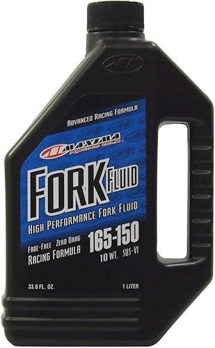 Maxima Racing Oils 5990110-2PK - Fluido de horquilla Racing 165150 10w 1L Botella, paquete de 2
