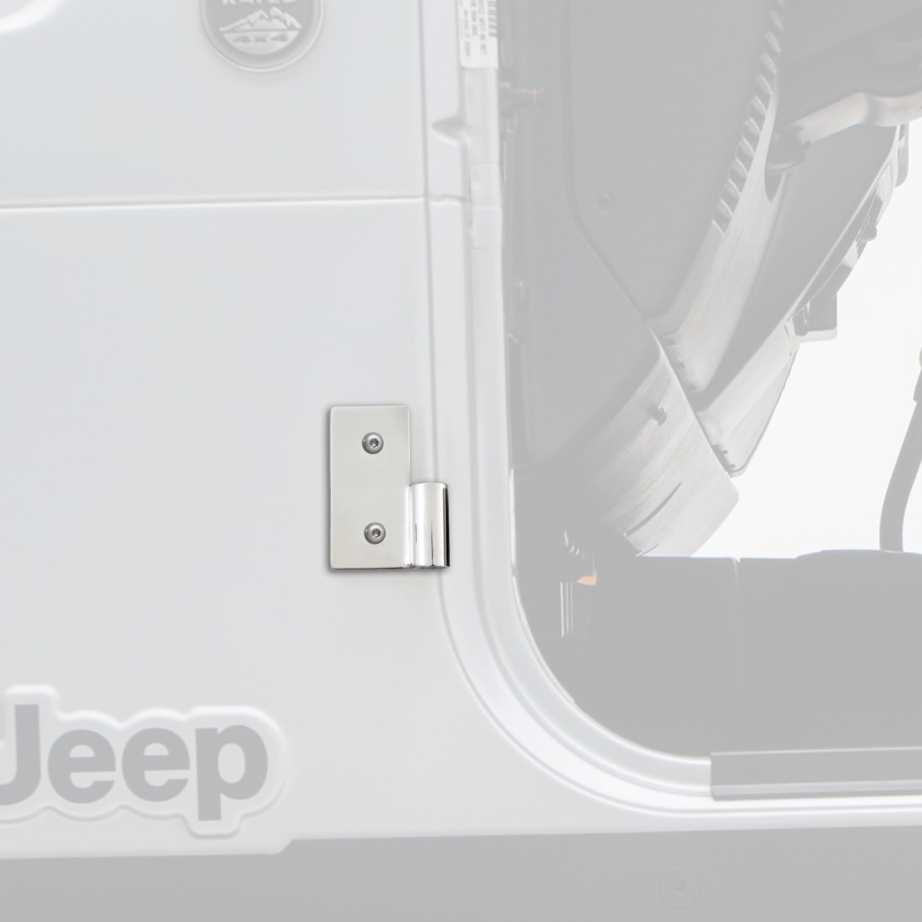 Amazon | Smittybilt 7407 ステンレススチール 下部ドアヒンジ