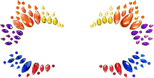 Miniatura 5 de Neva Nude Calcomanía corporal de edición de cristal en tu cara de Pride Tribe