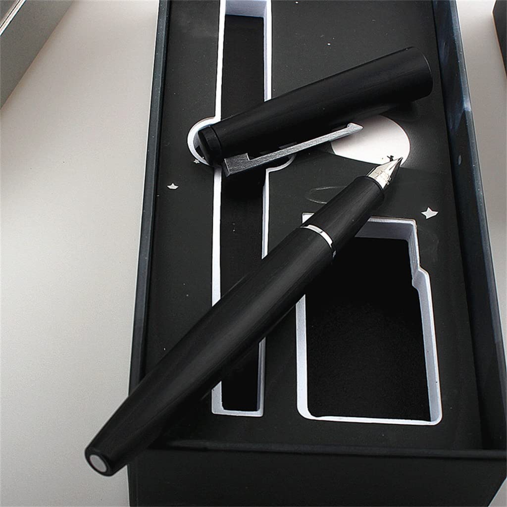 Penna stilografica in fibra, elegante pennino extra per scrittura, firma, ufficio, scuola