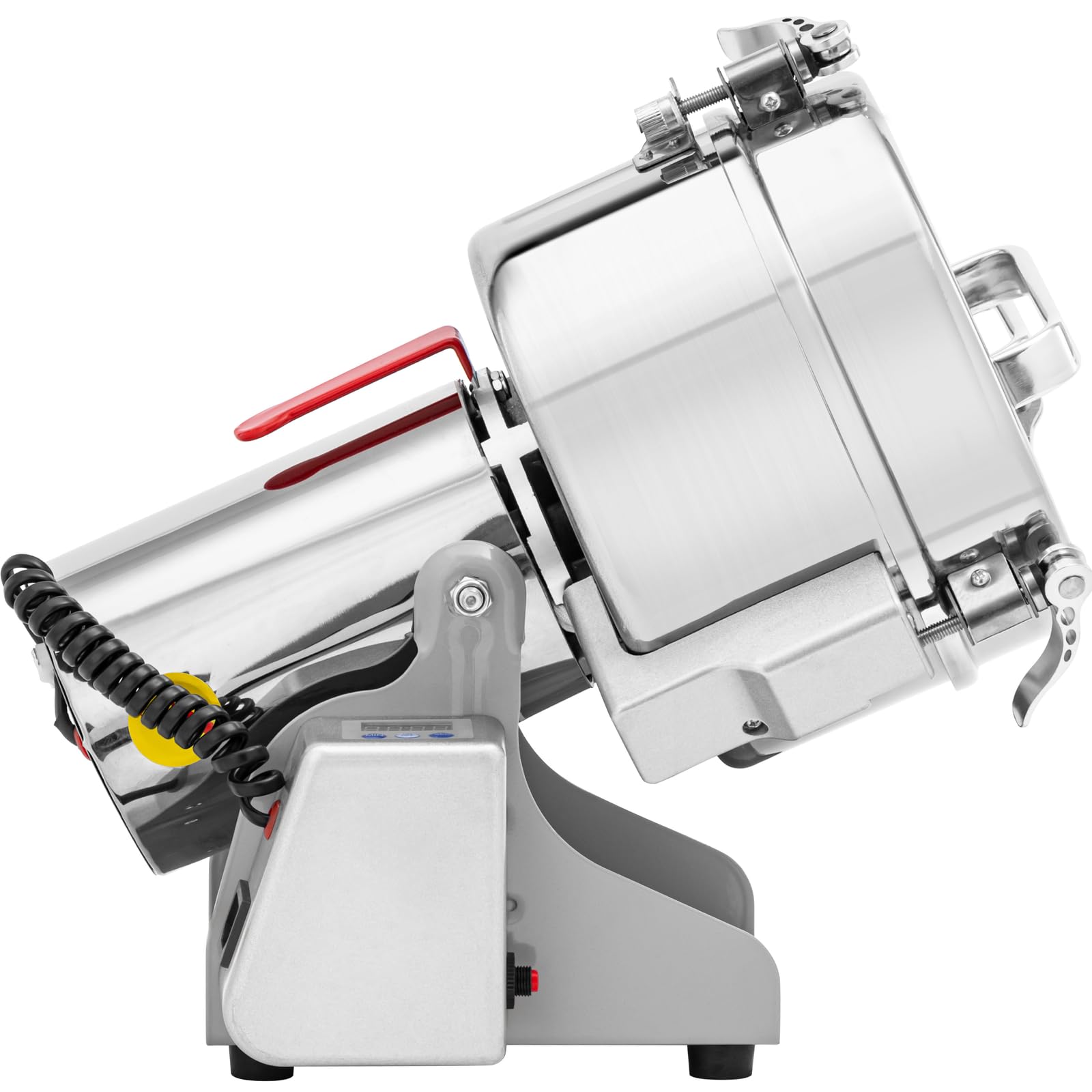 Royal Catering RCKK-80.2 Elektrische Dönermes met Extra Snijblad van 10 cm Elektrisch Mes voor het Snijden van Döner Kebab Vlees Zwart Rood