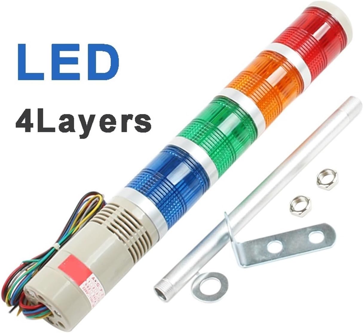 多層スタック アラームライト LEDランプ 12V 24V 110V 220V 安全スタックランプ フラッシュ産業用タワー信号警告灯