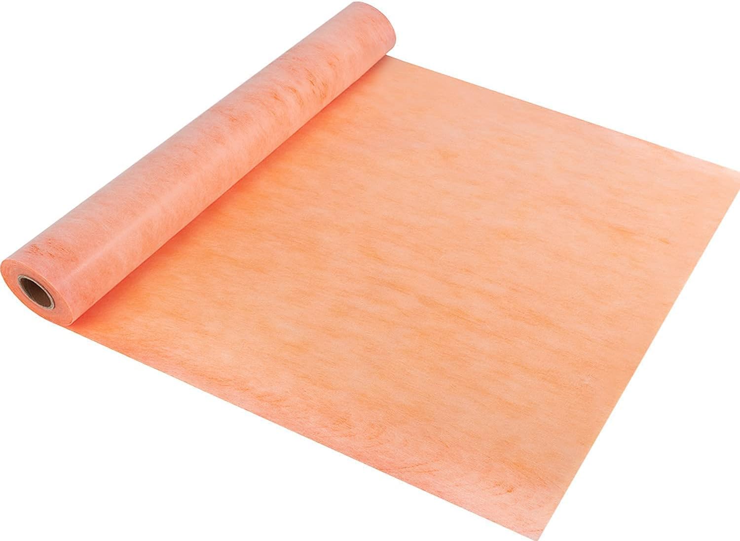 432 SQ FT Waterproofing Membrane Band, 20mils Thick, 3' 3" x 131' Shower Flooring Underlayment Roll Under Ceramics, Natural Stone Tiles and LVT for Shower Wall, Bathroom Floors, Sauna, Steam Room - - 