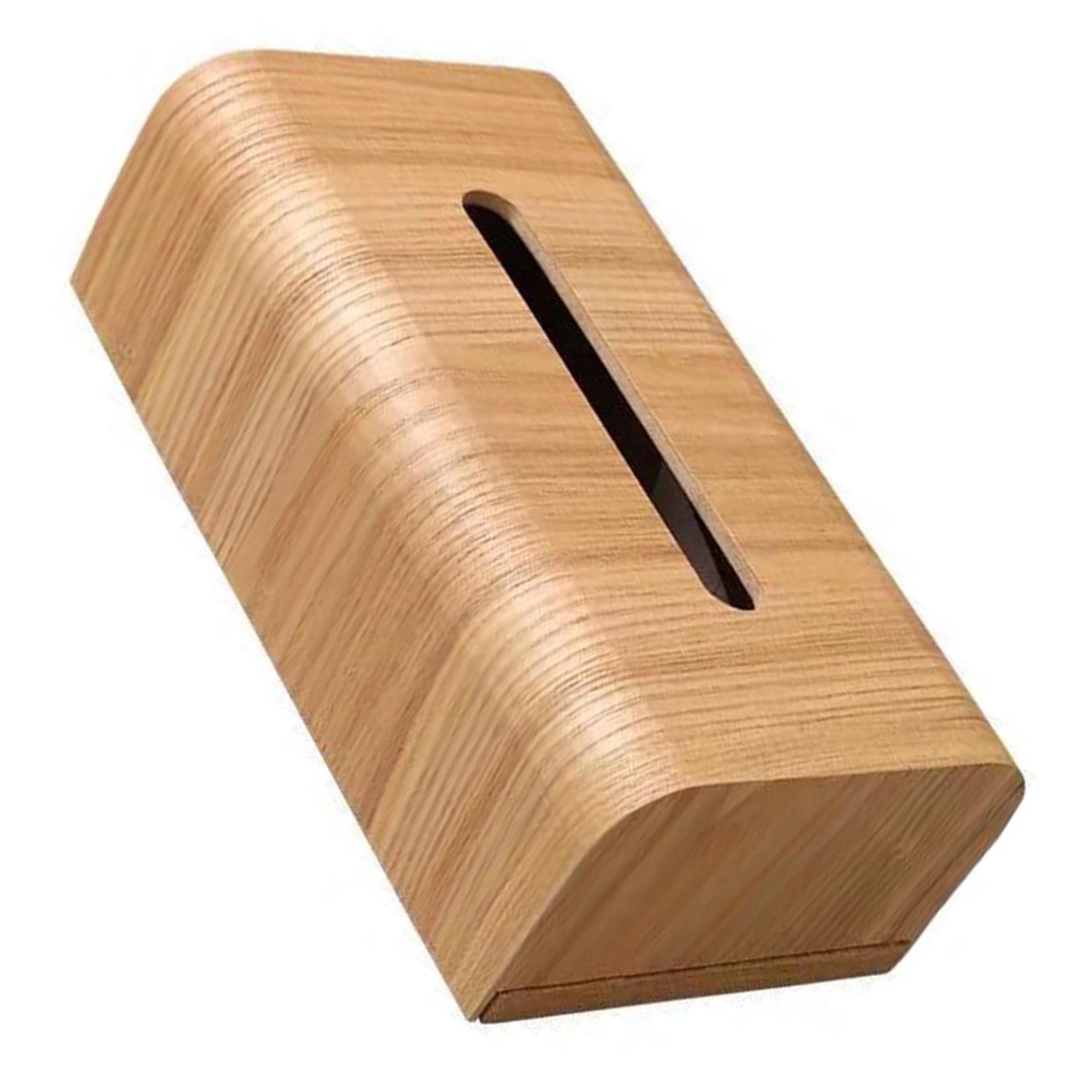 Boîte à mouchoirs design japonais en bois clair pour le bureau et le salon