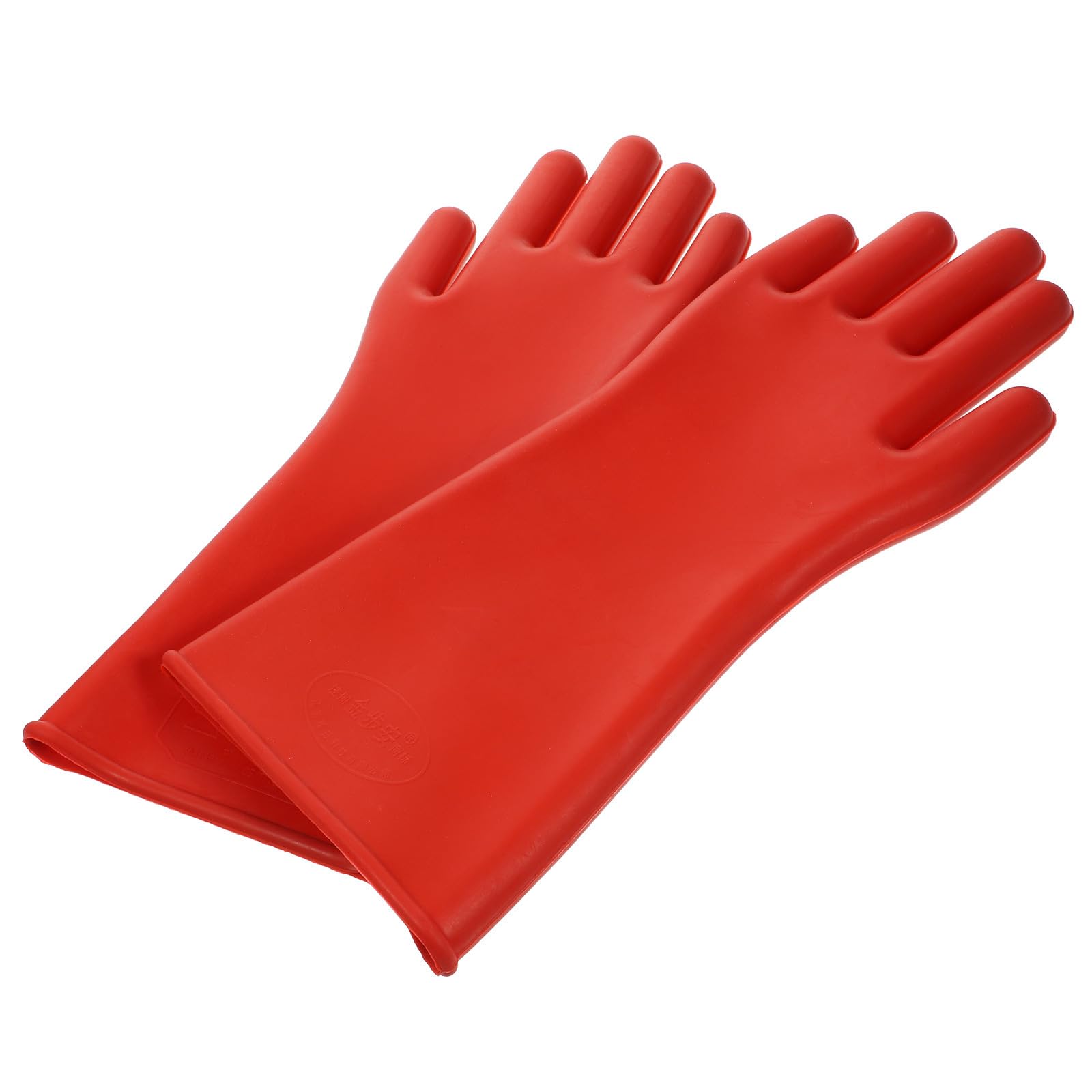 Moufles Isolants 1 Paire pour Électricien en Caoutchouc Rouge Résistance à L'abrasion et, Haute Tension pour Travaux de pour Hommes