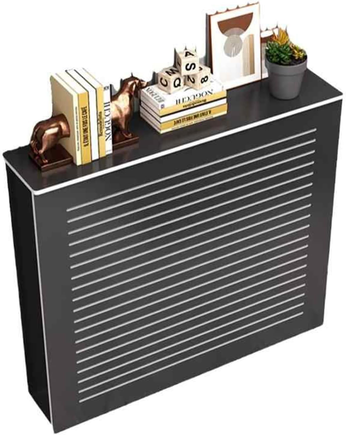 Amazon.com: Radiator Shelf, Modern Home Wood Radiator Cover, Vented ...