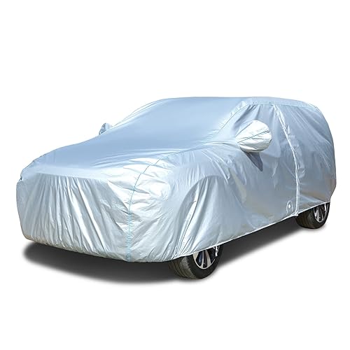 Tecoom Car Cover Waterproof All Weather, 8 Layers Soft Cotton