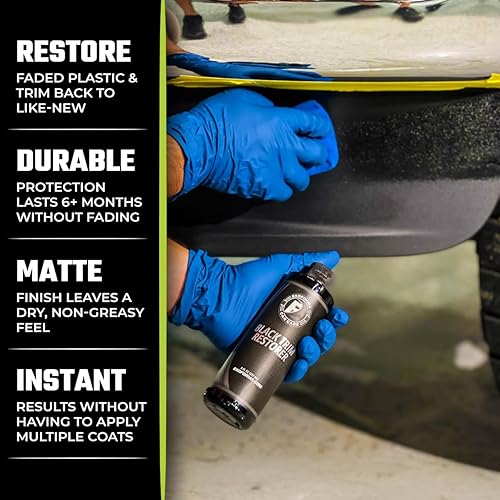 Miniatura 5 de ExoForma Restaurador de molduras negras  Restaura el borde negro de fábrica a plástico  Protege contra los rayos UV  Fórmula única con infusión de