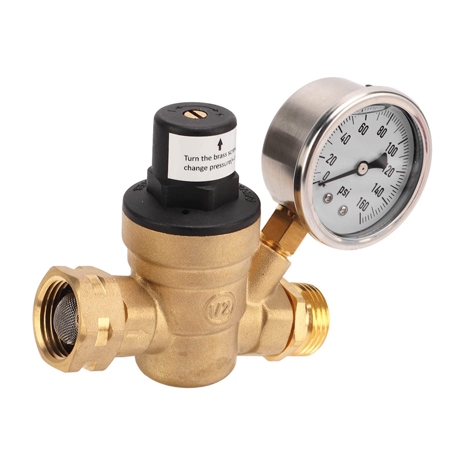 banapoy Regulowany Regulator Ciśnienia Wody 0-160PSI 3/4 Cala