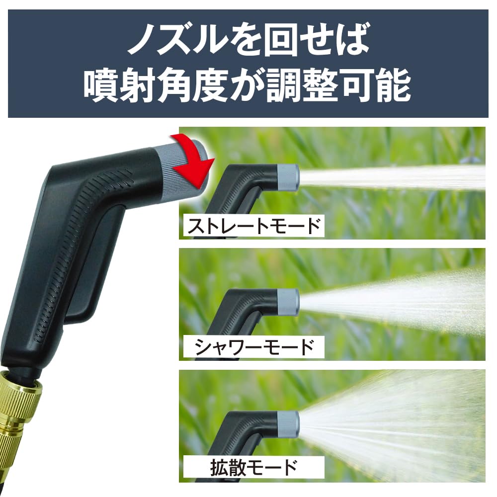 Amazon | Broadwatch 高圧洗浄器 電気不要 高圧洗浄ノズル 加圧 ホース