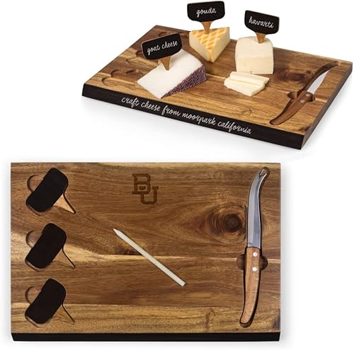 Vista 25 de PICNIC TIME NCAA NCAA - Juego de tablas de cortar y herramientas de queso de acacia Delio unisex para adultos