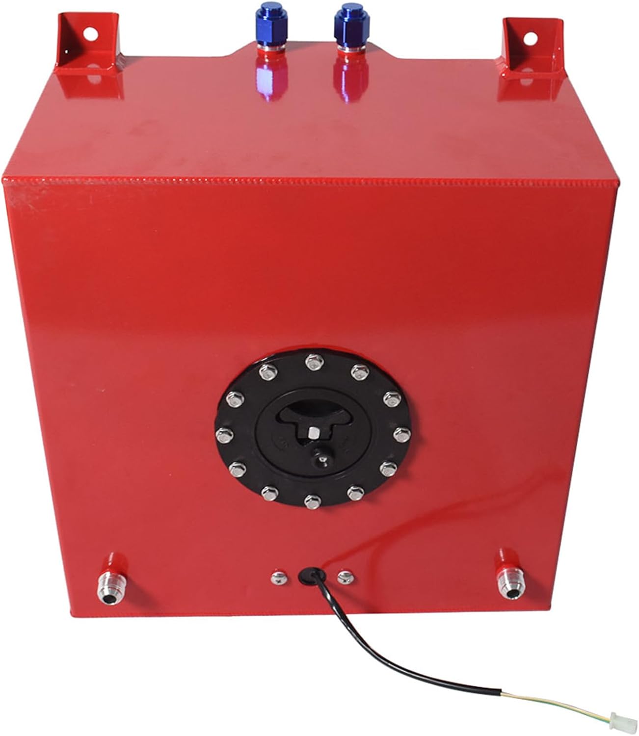 labwork 10 Gallon Red Coat Aluminum Fuel Cell Tank with Level Sender