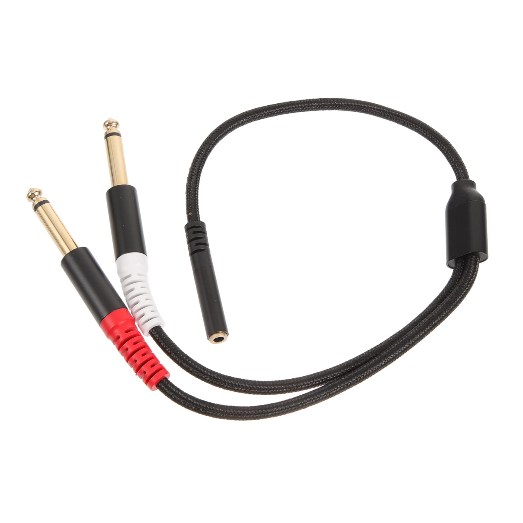 jojofuny 5pezzi Audio Cable Splitter Adattatore Audio Per Studio Sound Flessibile e Resistente Connettori Placcati