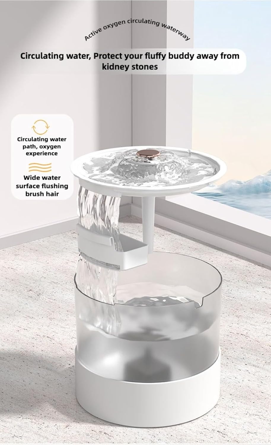 Automatic Pet Feeder and Water Dispenser, 7-Day Food Station with Dual Bowls, White and Grey (Gray (Auto Feeder) with Stainless Steel Bowl)