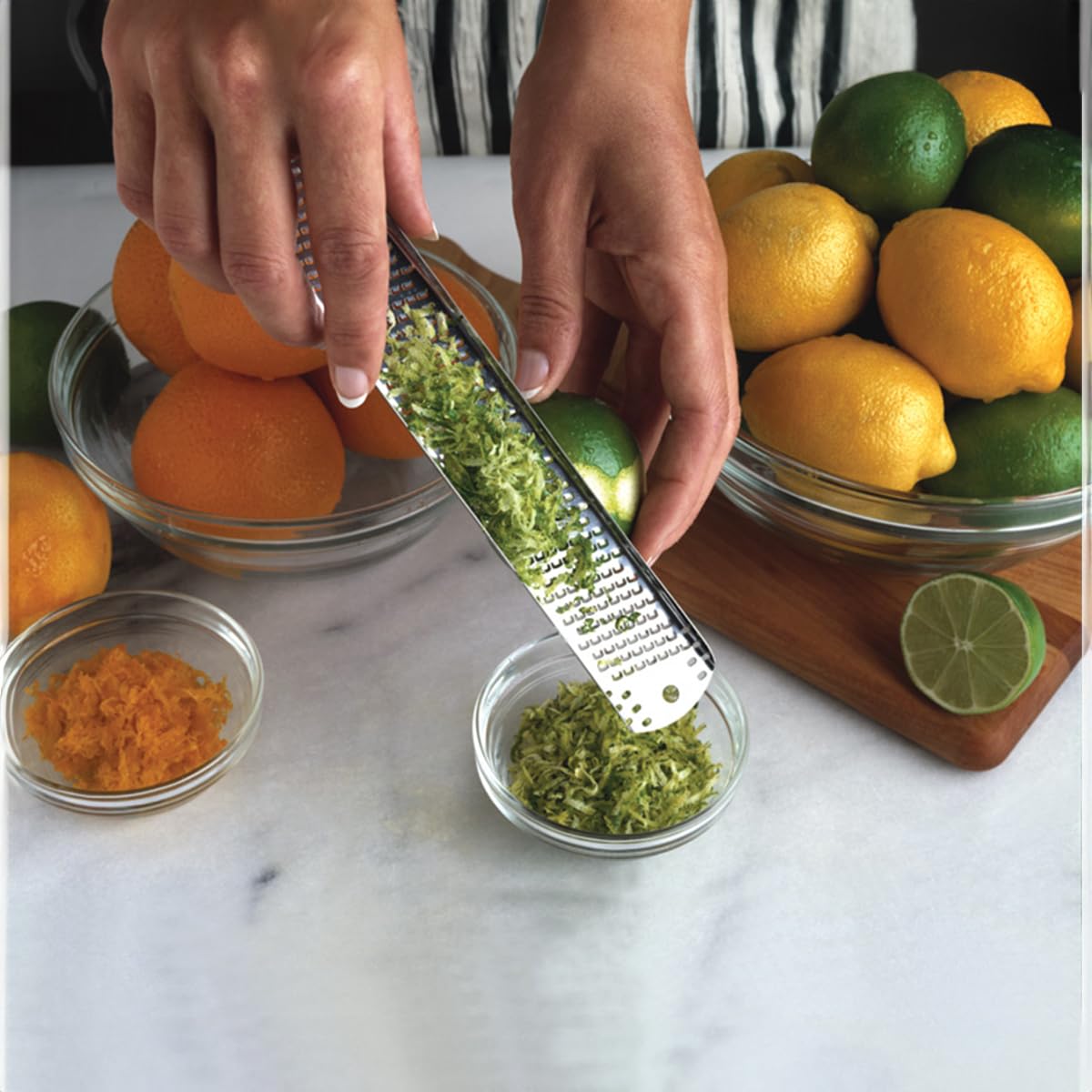 Microplane 40001 Zesteur Inox Argenté 1 - Pack Argenté