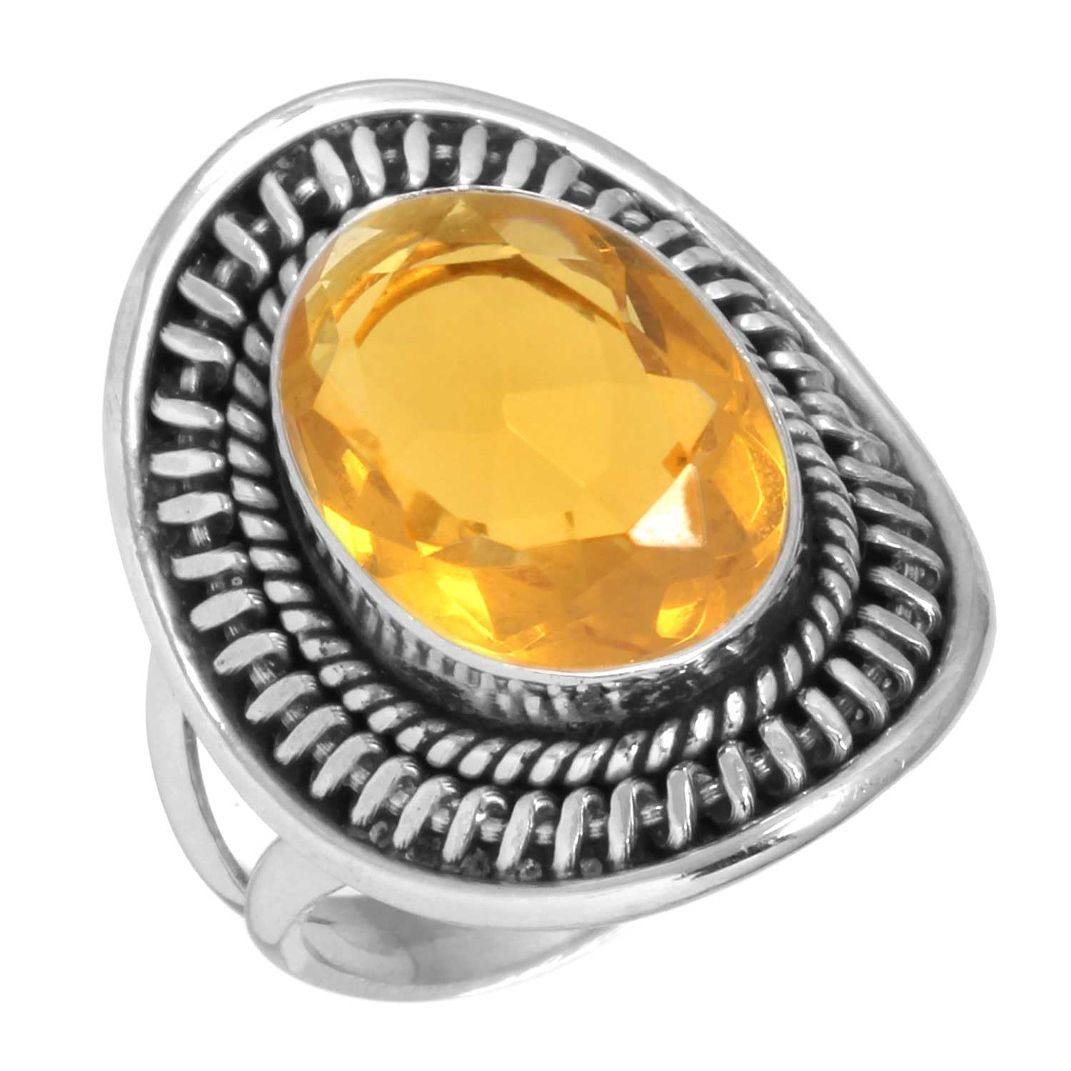 Handmade Genuine 925 Sterling Silver Ring Natural Gemstone Amber, Lapis, Rose Quartz, Pearl Oval Boho Jewelry For Women