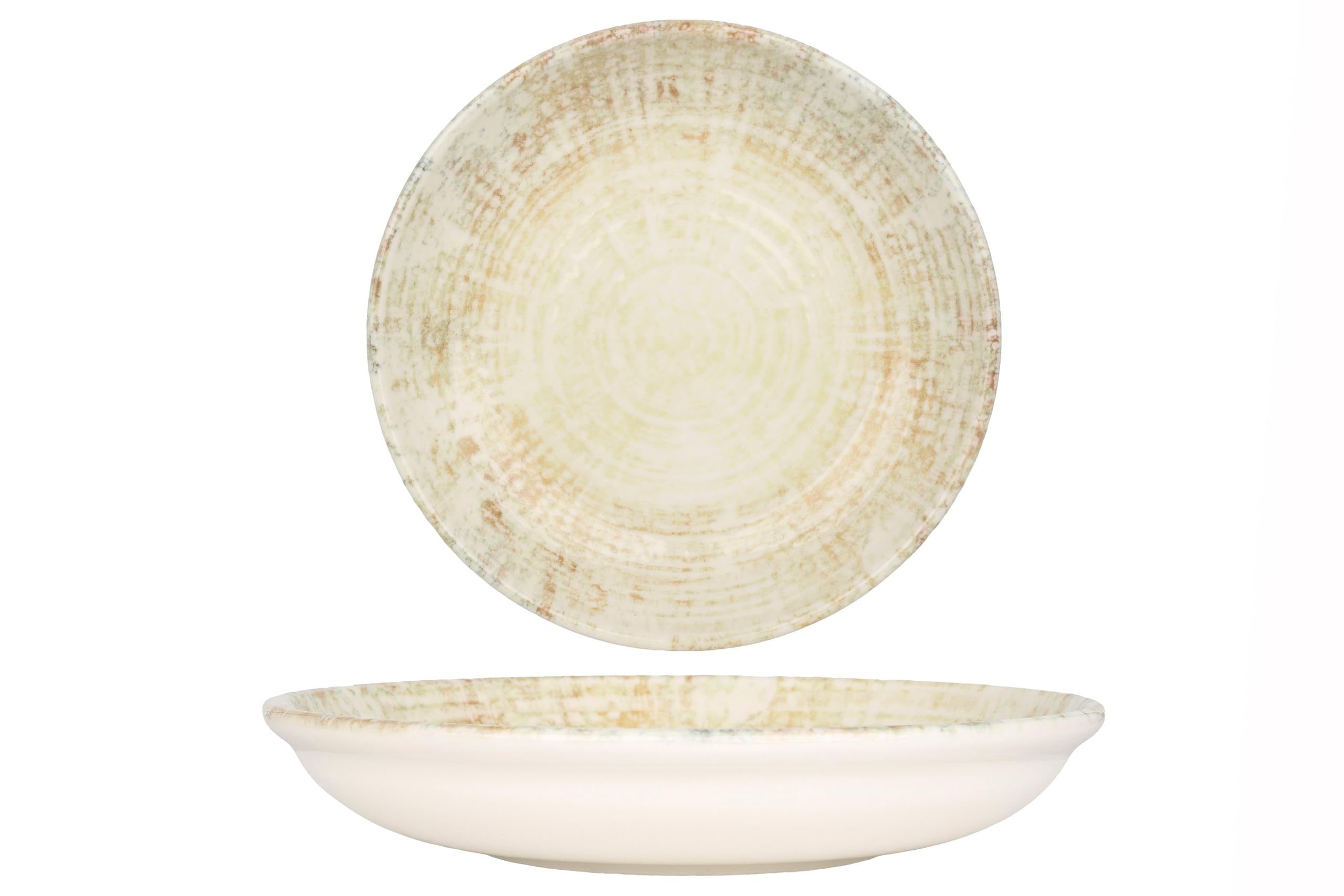 Kütahya Porselen Juegos de vajilla (Medium) - Cinnamon - 24 piezas - 6 Personas - Porcelana