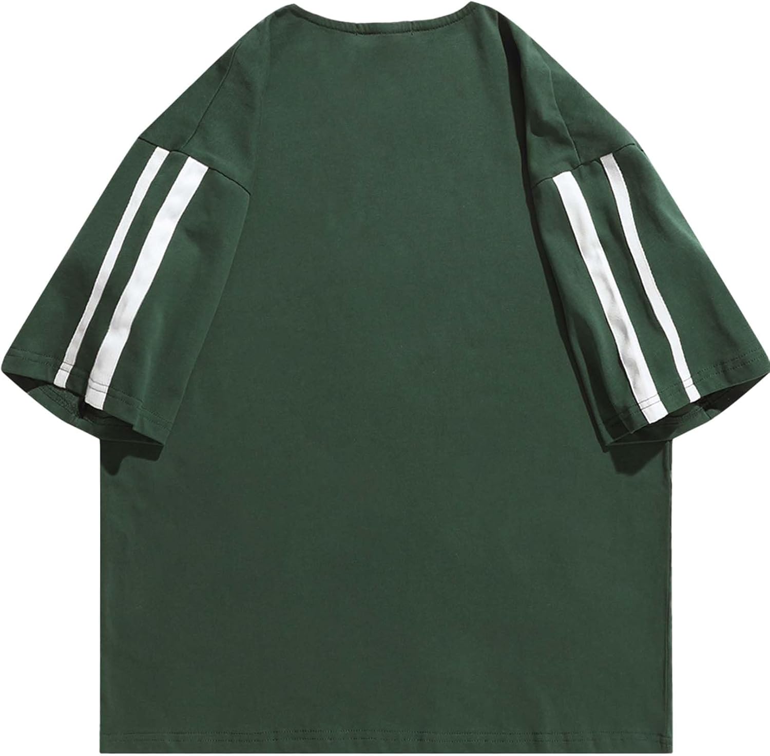 Aelfric Eden Graphic Tees Y2k Women Oversized T Shirts Striped Patchwork Crewneck Unisex Streetwear Tops - Image 3