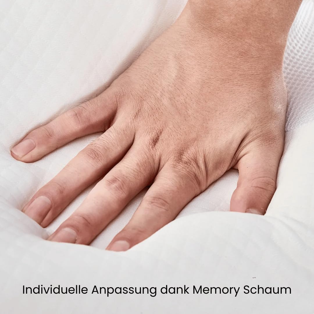 MEIION Pillow Daddy Das Nacken Therapiekissen Ergonomisches Memory Foam Kissen Nackenstützkissen atmungsaktiv waschbar