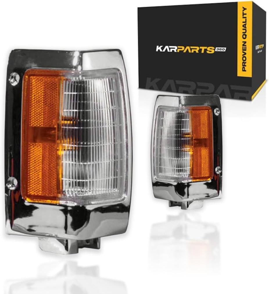 Side Marker Light For Nissan Pickup 1995 1996 1997 Driver Side Chrome Trim | NI2550107 | B6115-88G00