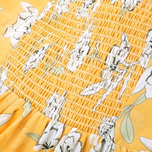 Image of GRACE KARIN Womens Summer Floral Maxi Dresses 2026 Long Flowy Boho Dress Beach Vacation Sundresses Casual Clothes with Pocket