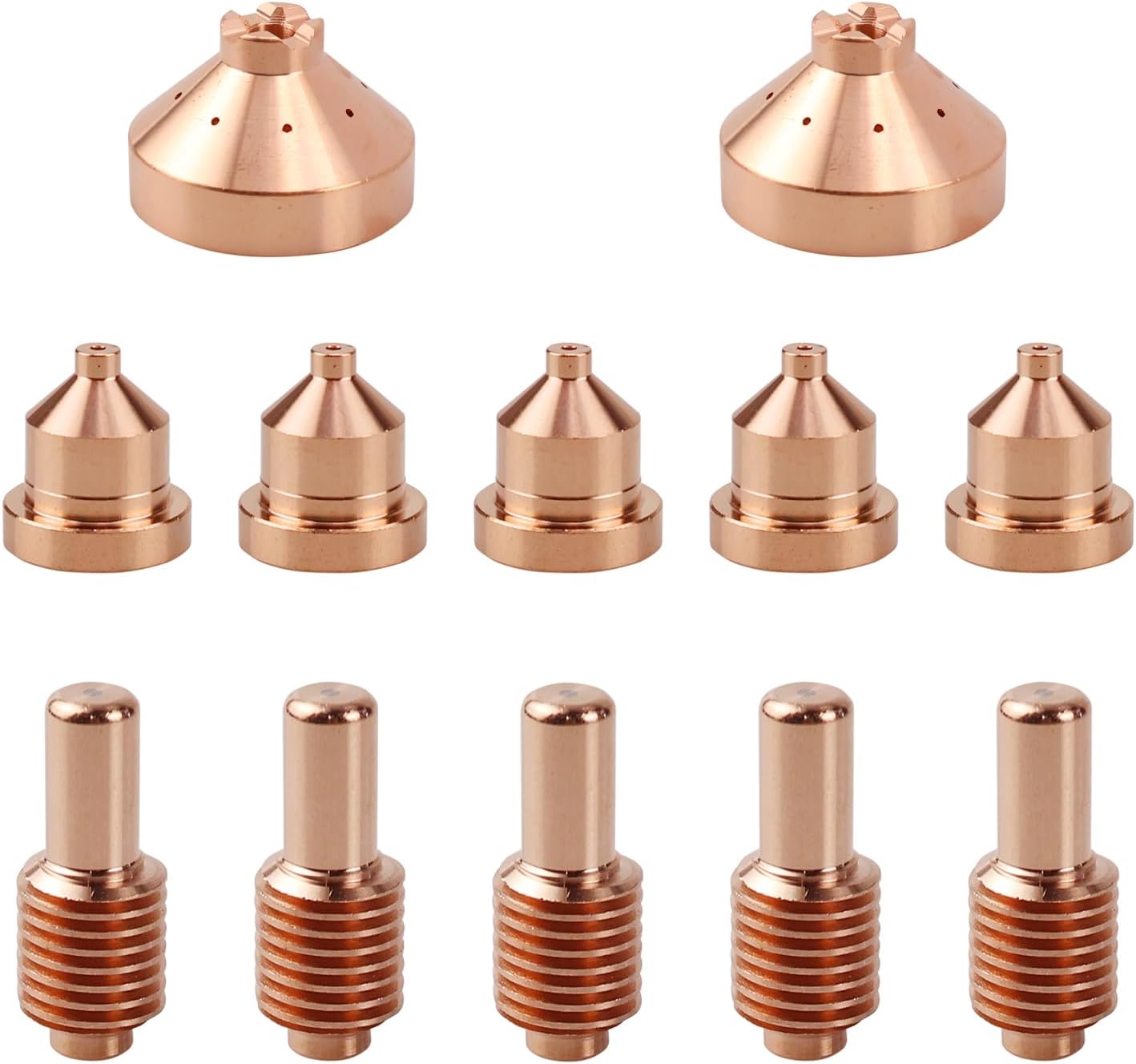 5pcs 192047 Electrode 5pcs 204325 Nozzle Tip 2pcs 204323 Shield Cap Fit for Miller Spectrum 625 ICE40 C/T Plasma Cutting Torch Consumables