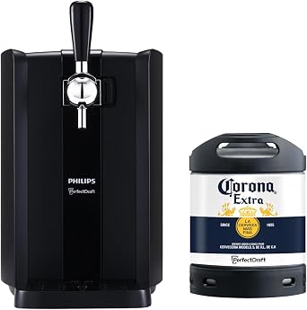 PerfectDraft Black beer bundle with Corona 6L keg, Philips home dispenser.