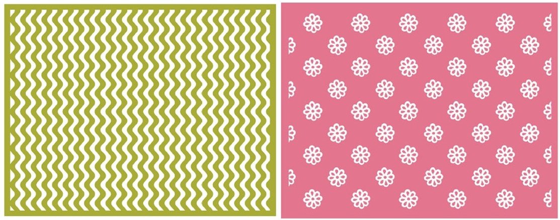 We R Memory KeepersQUICKUTZ Lifestyle Crafts Jubilant Embossing Folder, 2-Pack