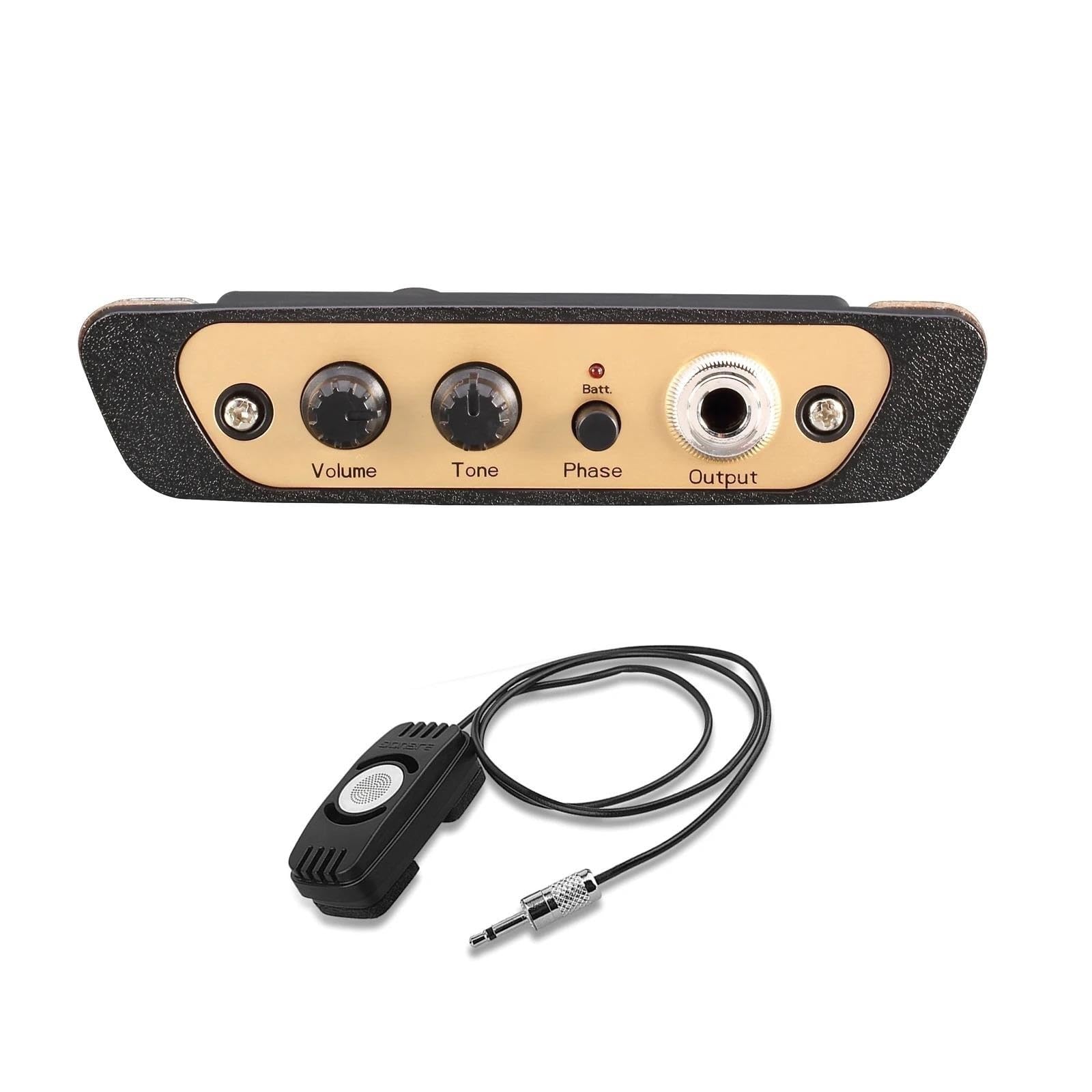 Cajon Box Drum Preamp Pickup Pickup Per Strumenti Musicali Con Microfono Pickup Per Chitarra Con Uscita Da 1/4 Di Pollice