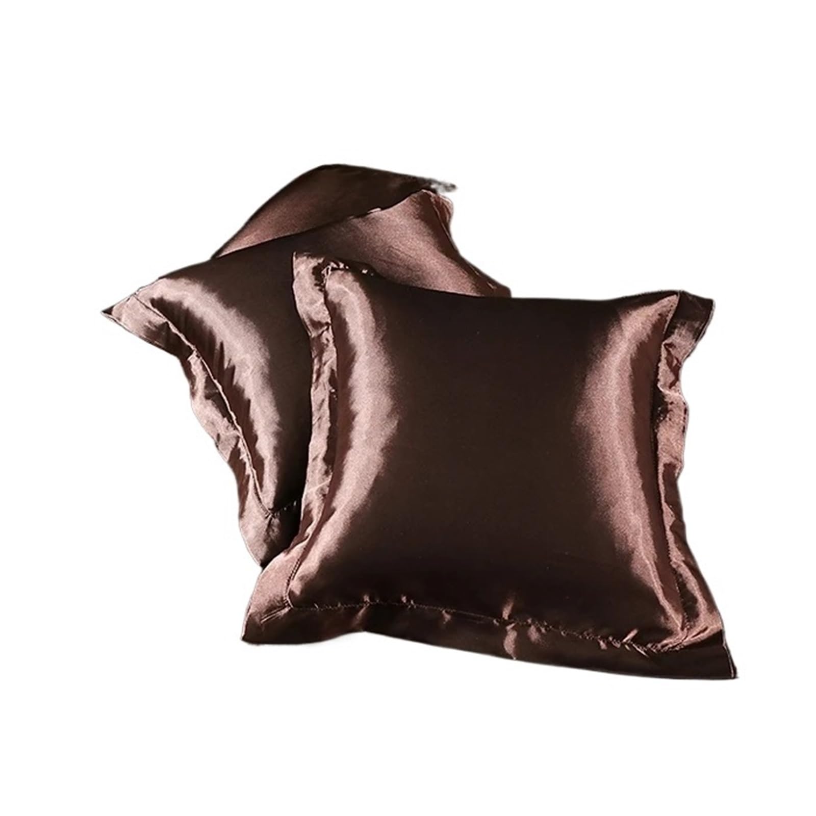 Silk Pillowcase Silk Satin Square Pillowcase Throw Pillow Pillowcase Solid Color Washed Silk Simulation Silk 50x50cm