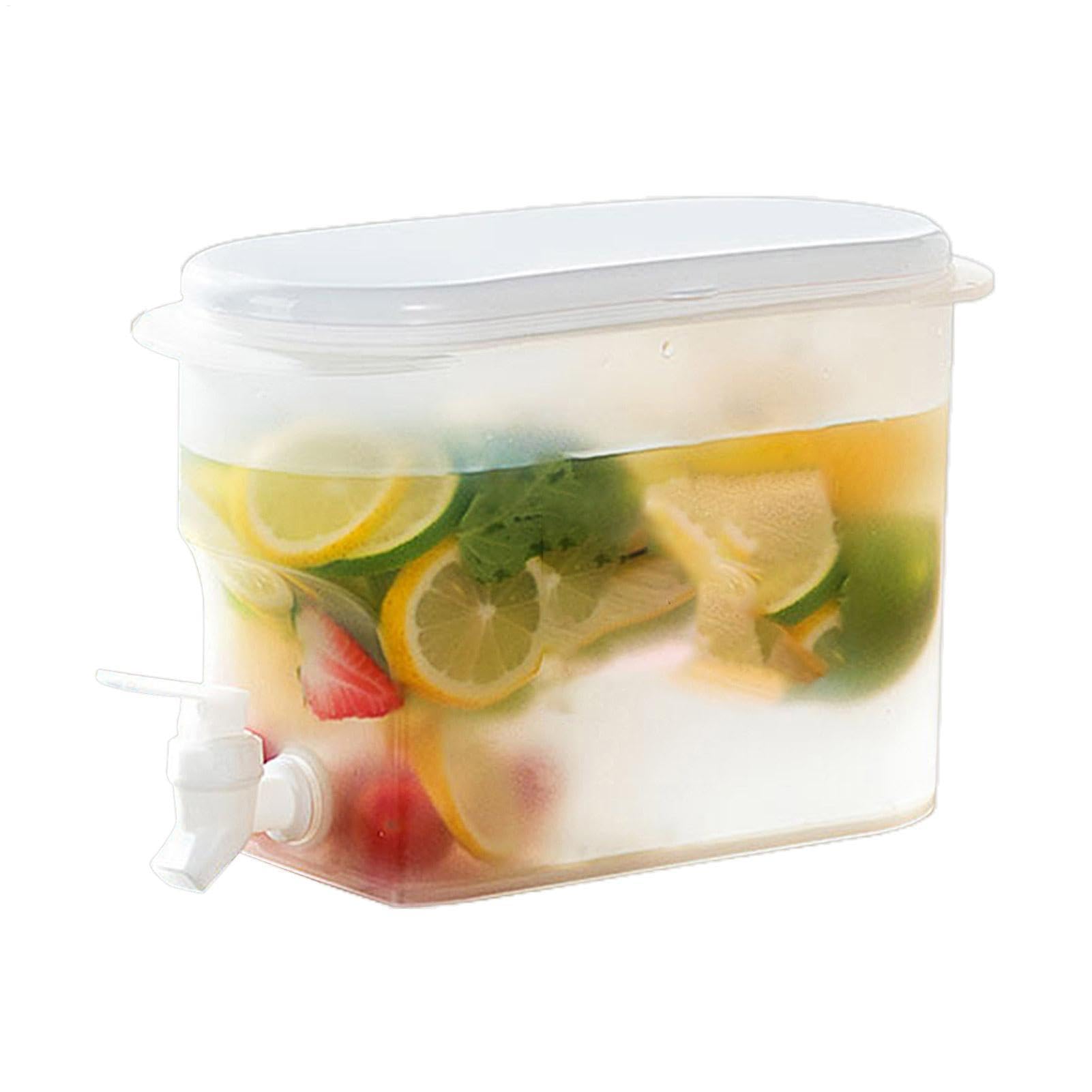 Distributore Di Bevande Per Frigorifero | Dispenser Per Contenitori Per Bevande Da 3,5 Litri Con Rubinetto | Dispenser Di Bevande Per Teiera Di Frutta Per Feste, Distributore Di Bevande Per Barattolo