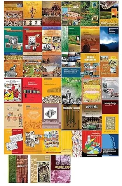NCERT Complete Book Set for UPSC Exams, English Medium, Latest Edition 2025-2026, 40 Books Pack, Paperback