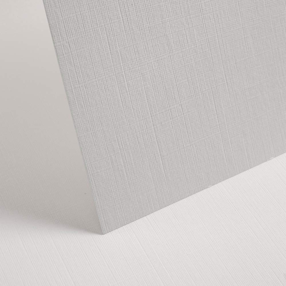 White Card Linen 255Gsm - A1 | 5 Sheets