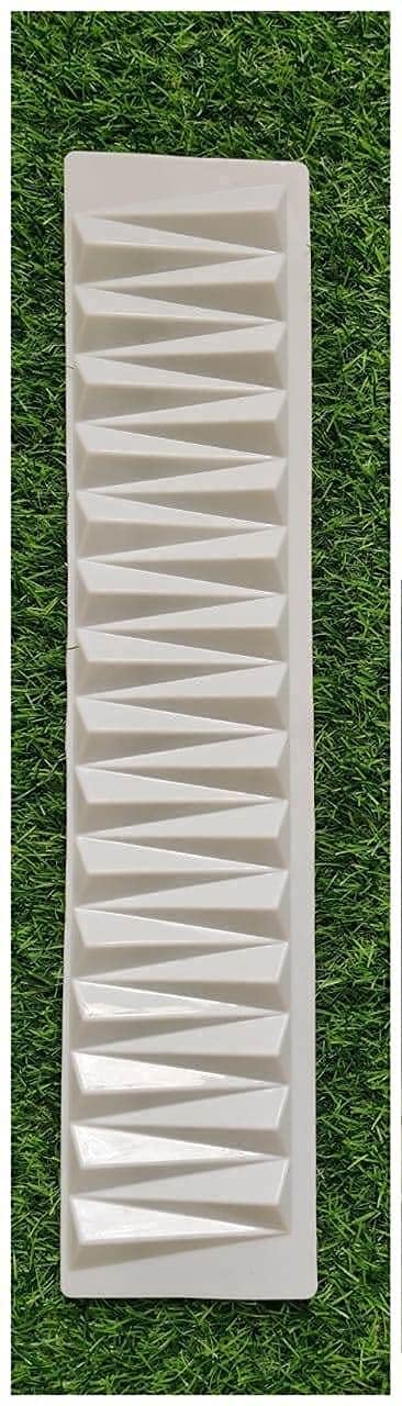 Origami Triangle Shape Cake Chocolate Decorating Sheet Cake Shaping Tools Silicone Fondant Garnishing Sheet Moulds for Cake Making Wave Pack of 1 (Multi Color)