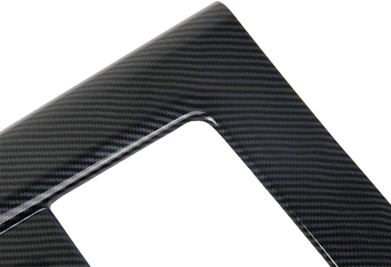 Carbon Fiber Rear Armrest Box A/C Air Conditioning Outlet Vent Trim fit for Chevrolet Traverse 2018-2023