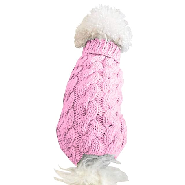 Foto 6 de 8 de Chaleco suéter para Perros Abrigo cálido suéteres de Invierno de Lana de Punto Suave para Mascotas Ropa…