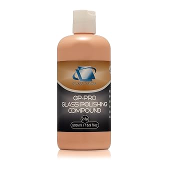 Glass Polish 16.9oz 500ml GP-PRO Glass Polishing Compound for Professional Polishing of All Glass Surfaces - 2.3 microns